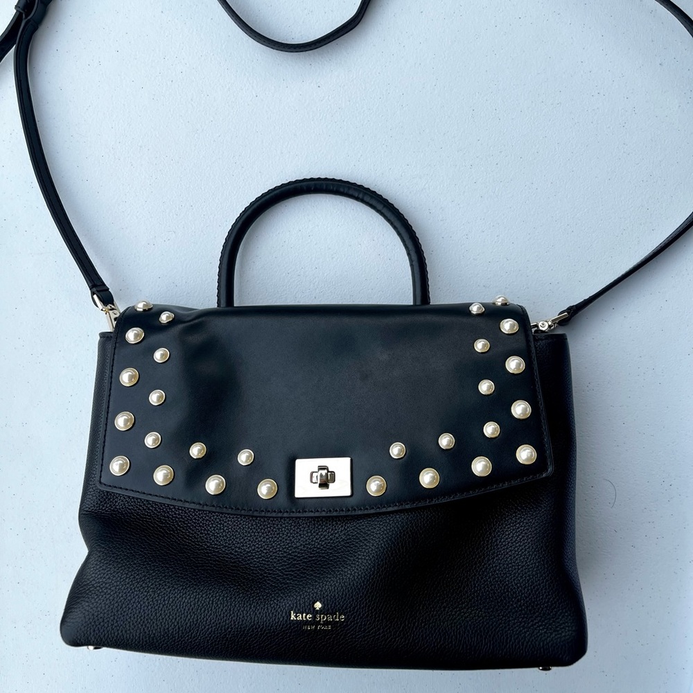 Kate Spade Serrano Black Pearl Bag